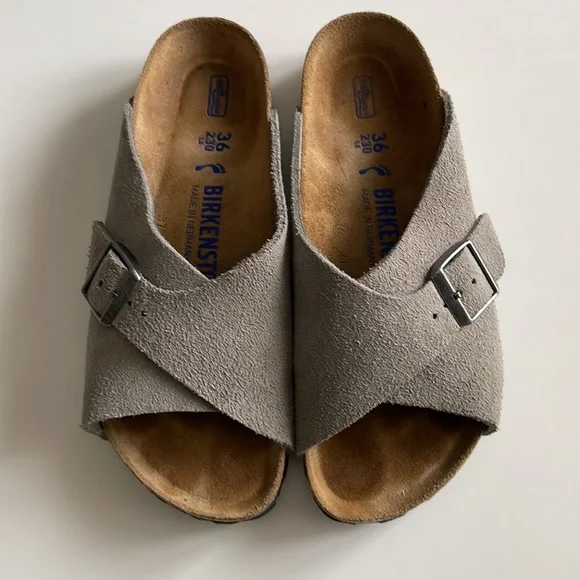 Birkenstock Arosa Suede Sandals - Picture 6 of 7